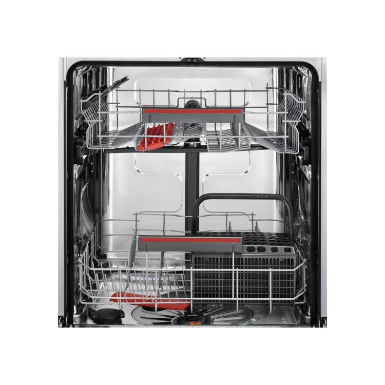 AEG Series 8000 SatteliteClean Freestanding Dishwasher - White C-rated