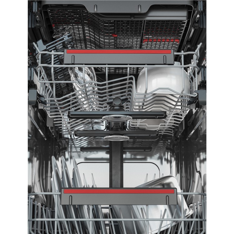 AEG Series 7000 GlassCare Freestanding Slimline Dishwasher - D-Rated, Stainless Steel