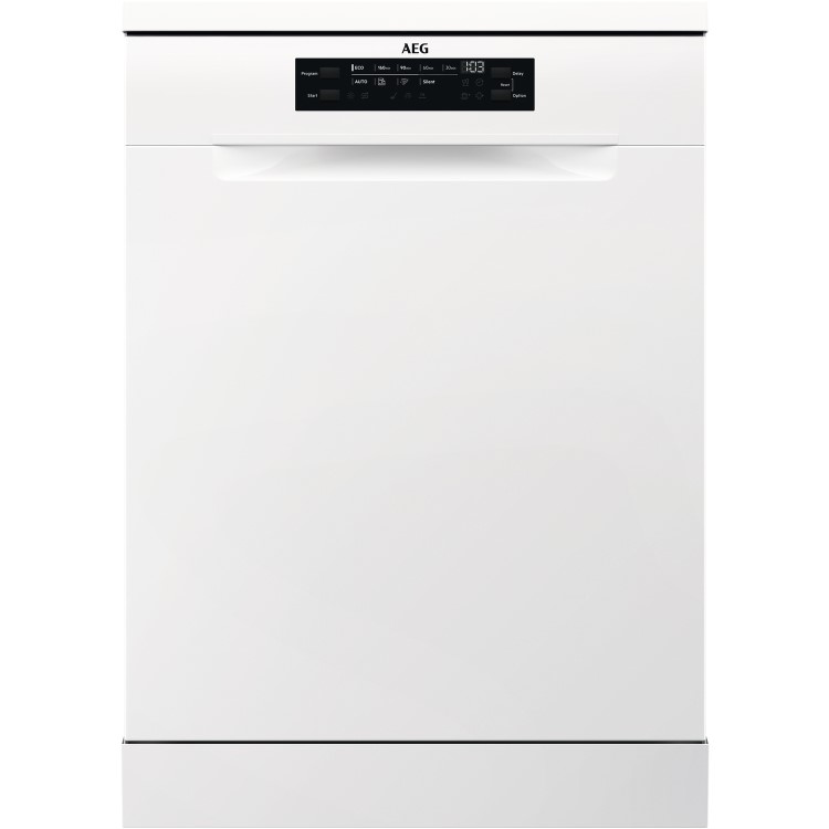 Refurbished AEG 7000 Series FFB73727PW 15 Place Freestanding Dishwasher White