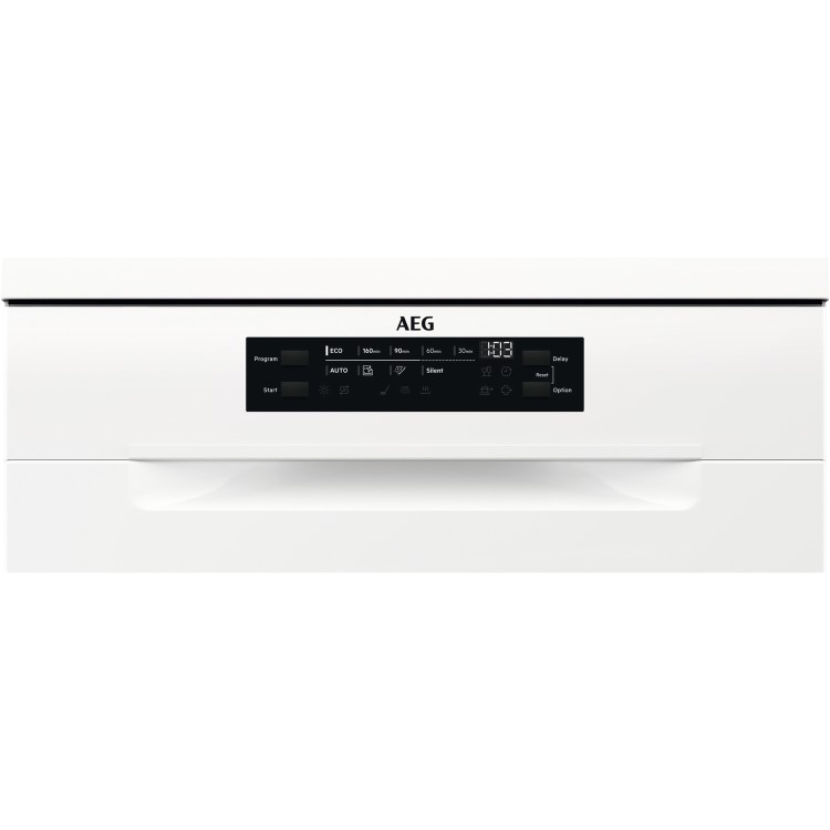 Refurbished AEG 7000 Series FFB73727PW 15 Place Freestanding Dishwasher White