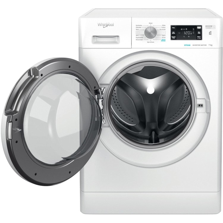 Refurbished Whirlpool FFB7458WVUK FreshCarePlus Freestanding 7KG 1400 Spin Washing Machine White
