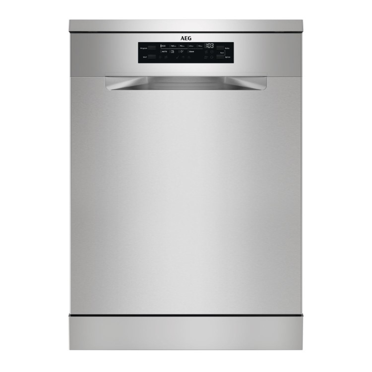 AEG 7000 Series Freestanding Dishwasher - Silver B-rated