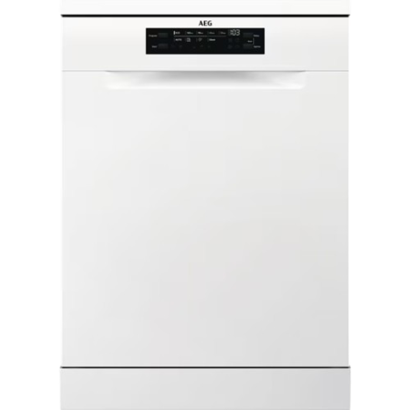 AEG Series 7000 GlassCare Freestanding Dishwasher - White B-rated