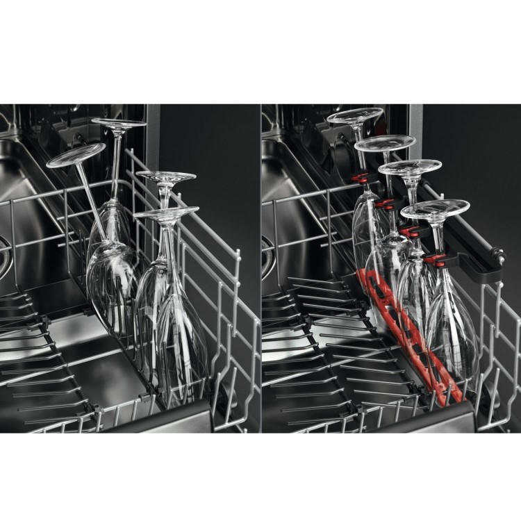 AEG Series 7000 GlassCare Freestanding Dishwasher - White B-rated