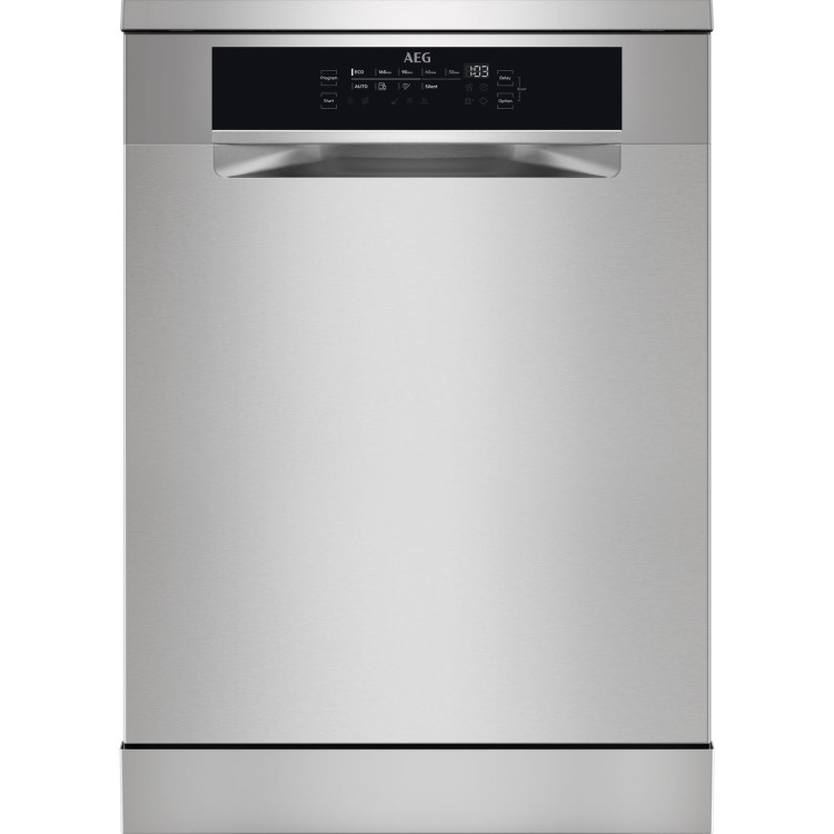 AEG Series 7000 GlassCare Freestanding Dishwasher - Silver A-rated
