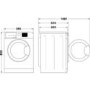 Refurbished Whirlpool 6th Sense FFD11469BSVUK Freestanding 11KG 1400 Spin Washing Machine White