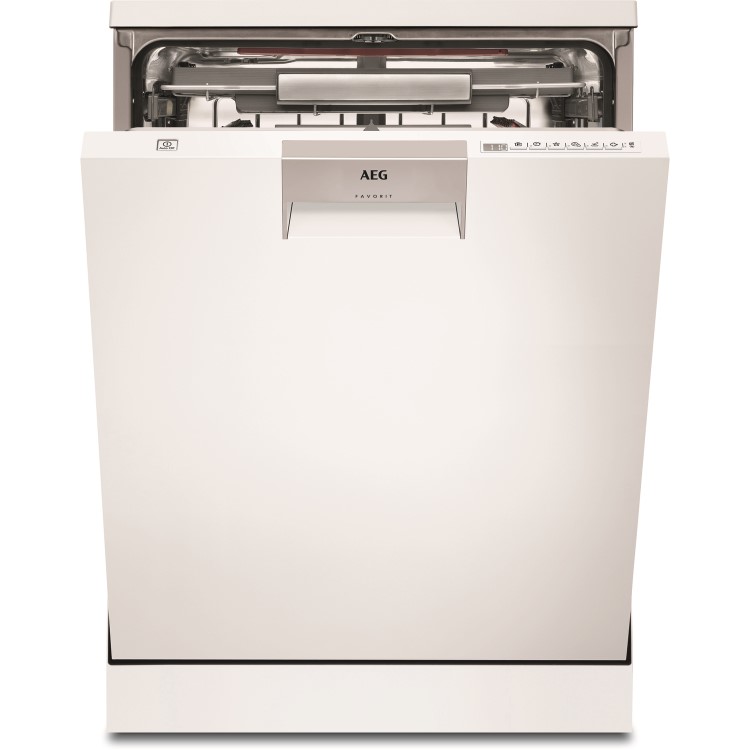 Refurbished AEG FFE62620PW 13 Place Freestanding Dishwasher White