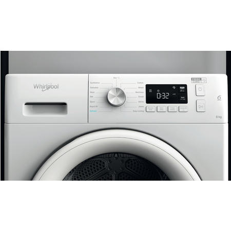 Whirlpool 6th sense 8kg Heat Pump Tumble Dryer - White