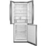 Refurbished Hotpoint FFU3DX1 Freestanding 446 Litre 55/45 Fridge Freezer Stainless steel look