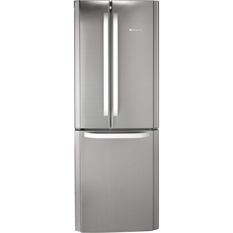 HOTPOINT FFU3DX 450 Litre Freestanding Fridge Freezer 60/40 Split Frost Free 70cm Wide - Stainless Steel