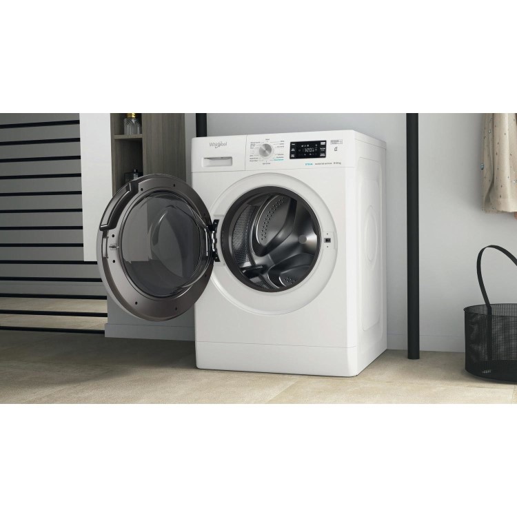 Whirlpool 6th sense 9kg Wash 6kg Dry 1400rpm Washer Dryer - White