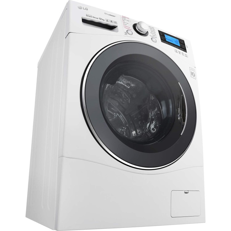 LG FH495BDS2 Direct Drive 12kg 1400rpm Freestanding Washing Machine With Steam White