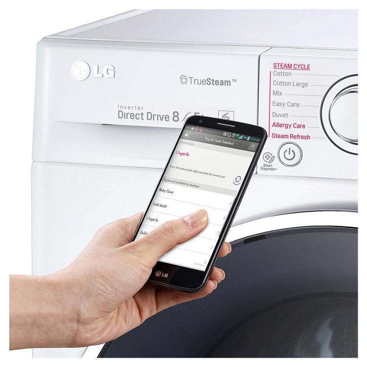 LG DirectDrive 8kg Wash 5kg Dry 1400rpm Washer Dryer-White
