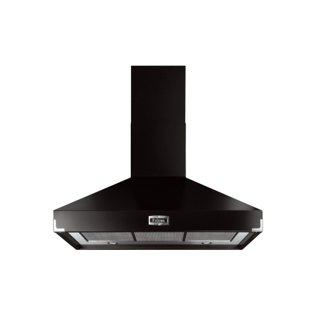 Falcon 900 SuperExtract 90cm Chimney Cooker Hood - Black