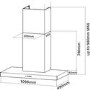 Falcon FHDSF1100SSC 92920 Super Flat 110cm Chimney Cooker Hood Stainless Steel And Chrome