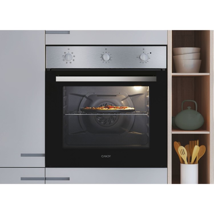 Candy FIDCX602CA Electric Single Oven - Stainless Steel   