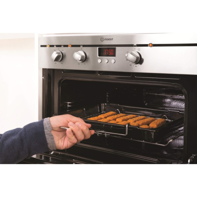 Indesit FIMDE23IXS Multifunction Electric Built-in Double Oven Stainless Steel