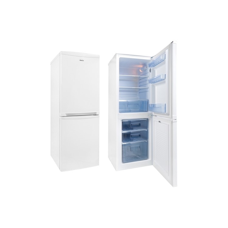Refurbished Amica FK1974 Freestanding 179 Litre 50/50 Fridge Freezer White