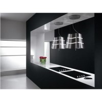 90 Elica FLOW Flow Ceiling Mounted Decorative Island Cooker Hood