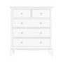 Florentine French Style 2+3 Chest of Drawers in White