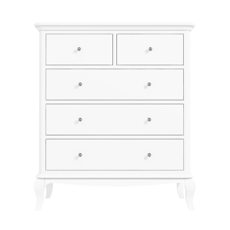 Florentine French Style 2+3 Chest of Drawers in White