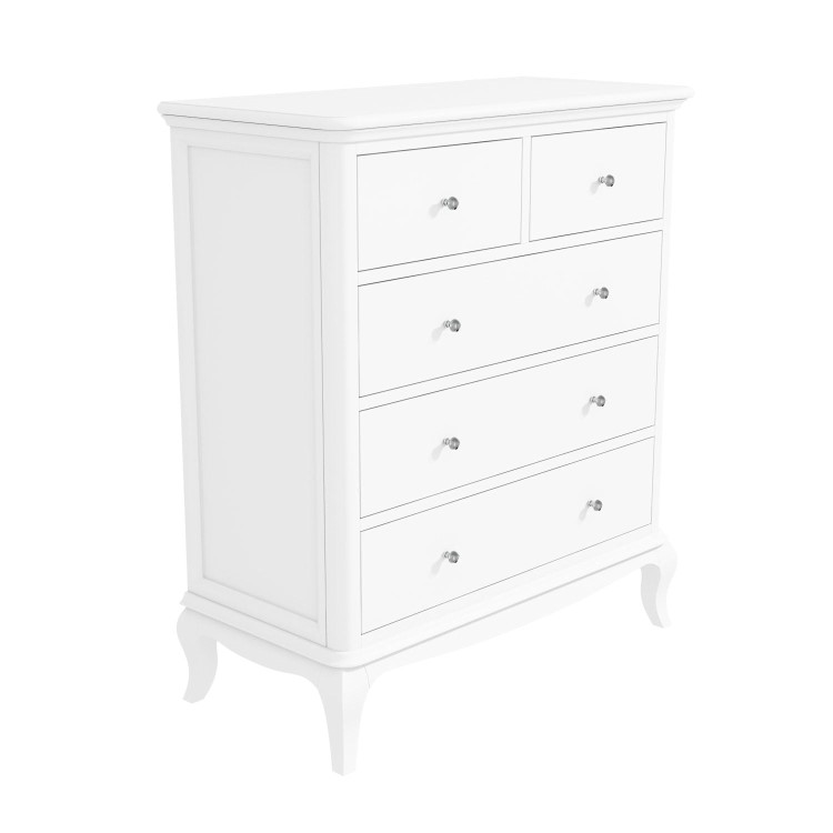 Florentine French Style 2+3 Chest of Drawers in White