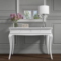 Florentine French Style Dressing Table in White