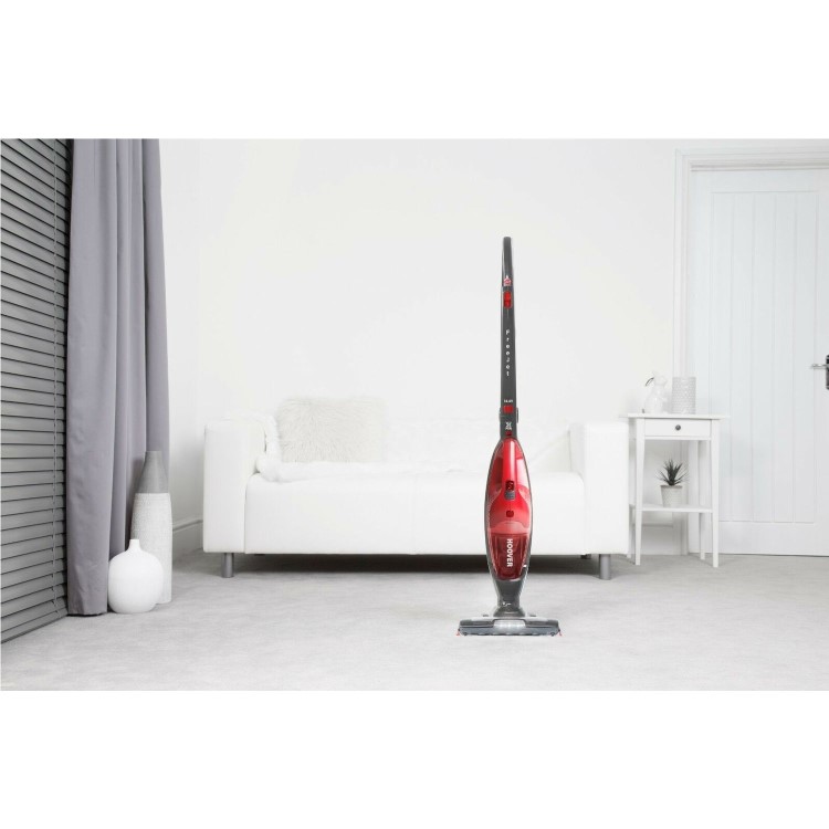 Hoover FM144GFJ FreeMotion 2-in-1 Stick & Handheld Vacuum Cleaner - Red & Grey