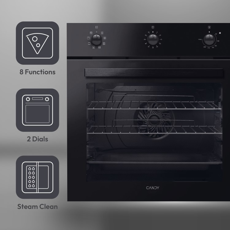 Candy FMCIDCN602CA Electric Single Oven - Black