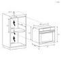 Candy FMCIDCX605CA Electric Single Oven - Stainless Steel
