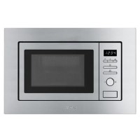 Smeg Built-In 800W Microwave with Grill - Stainless Steel