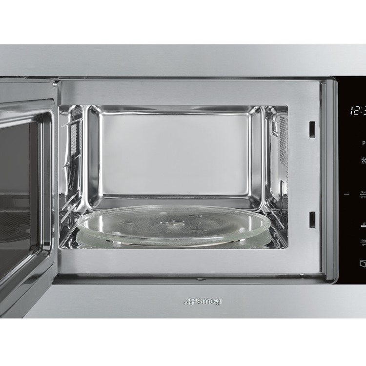 Smeg FMI325X 25L Classic Built-in Microwave with Grill Stainless Steel
