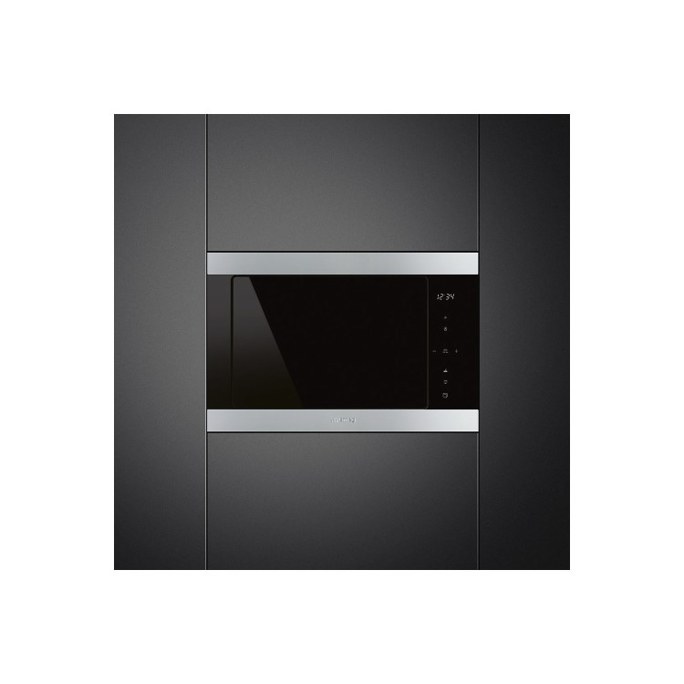 Smeg FMI325X 25L Classic Built-in Microwave with Grill Stainless Steel