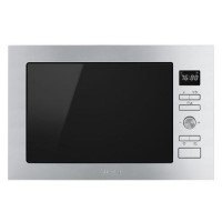Smeg Cucina Built-in 900W Microwave with Grill - Stainless Steel