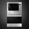 Smeg Cucina 25L 900W Built-in Microwave with Grill - Stainless Steel
