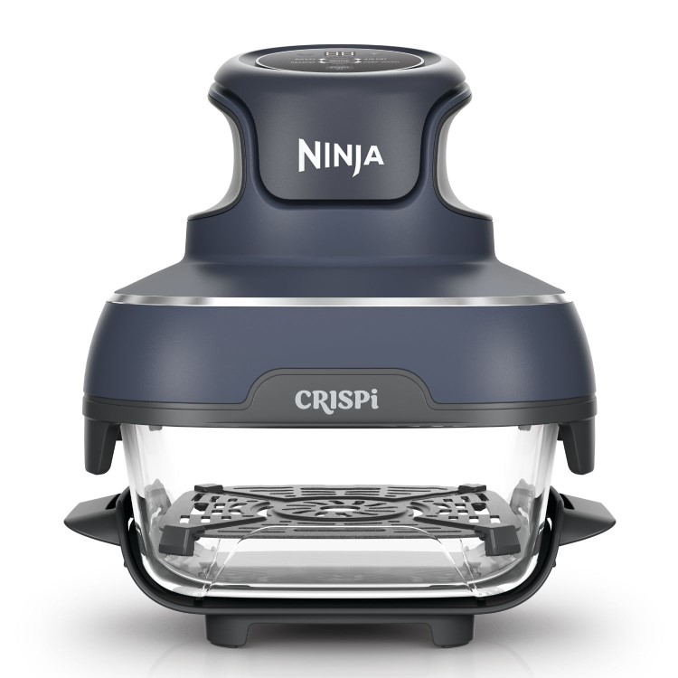 Ninja FN101UKGY CRISPi 4-in-1 Portable Air Fryer Cyberspace Blue Healthy Crispy Cooking