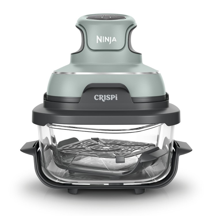 Ninja FN101UKSG CRISPi 4-in-1 Portable Air Fryer  Sage  Healthy Crispy Cooking Anywhere