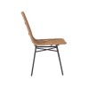 Set of 2 Brown Rattan Dining Chairs - Fion