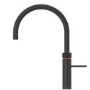 GRADE A1 - Quooker Fusion Instant Boiling Water Kitchen Tap - Black Round Spout