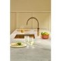 Quooker Fusion Instant Boiling Water Kitchen Tap - Patinated Brass Round Spout