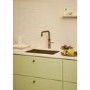 Quooker Fusion Instant Boiling Water Kitchen Tap - Patinated Brass Square Spout