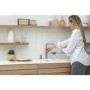 Quooker Fusion Instant Boiling Water Kitchen Tap - Stainless Steel Square Spout