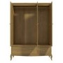 Fonteyn Solid Oak Wardrobe 3 Door 2 Drawer - French Style