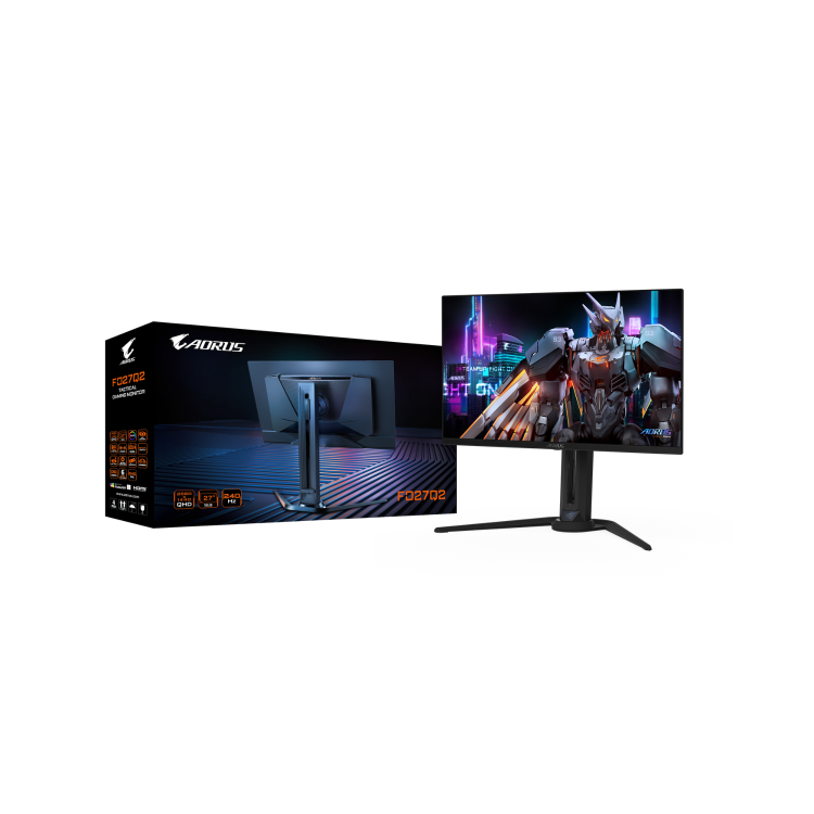 Gigabyte AORUS FO27Q2 27" OLED QHD 240Hz 0.03ms Gaming Monitor