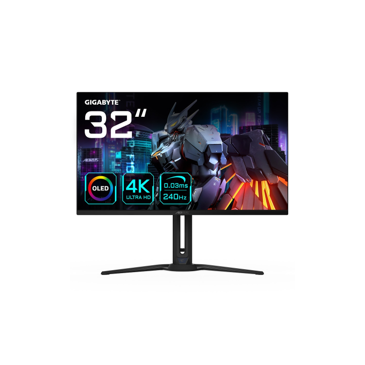 GIGABYTE AORUS FO32U2 32" OLED 4K UHD 240Hz 0.03ms KVM USB-C Gaming Monitor
