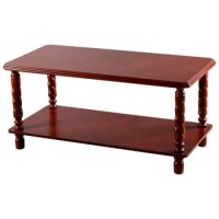 Seconique Brunton Long John Coffee Table in Mahogany