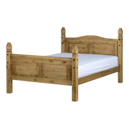 Corona Mexican 5ft Kingsize Bed in Solid Pine