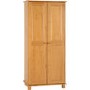 Seconique Sol Pine 2 Door Wardrobe