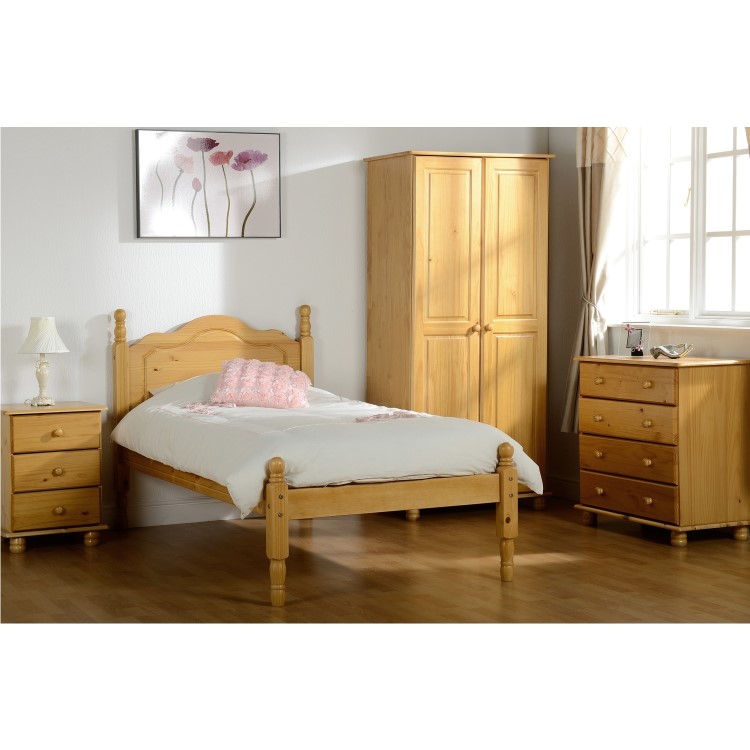 Seconique Sol Pine 2 Door Wardrobe