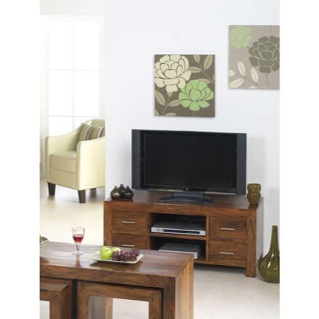 Laguna Sheesham 4 Drawer TV Cabinet